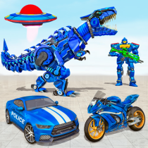 Police Dino Robot Car Game 3d 4.1 APK MOD (UNLOCK/Unlimited Money) Download