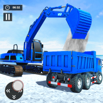 Snow Excavator Road Truck Game 1.4 APK MOD (UNLOCK/Unlimited Money) Download