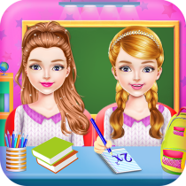 Twins Sisters Girls School Day 1.0.17 APK MOD (UNLOCK/Unlimited Money) Download