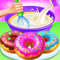 Donut Maker Bake Cooking Games 1.24 APK MOD (UNLOCK/Unlimited Money) Download