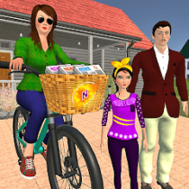 Virtual Mom Family Girl Games  APK MOD (UNLOCK/Unlimited Money) Download