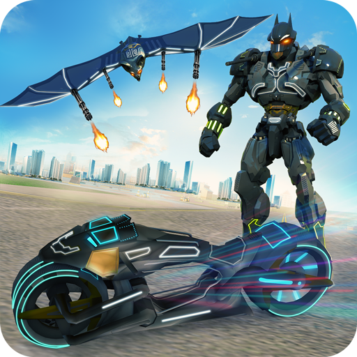 Bat Robot Moto Bike Robot Game 1.9 APK MOD (UNLOCK/Unlimited Money) Download